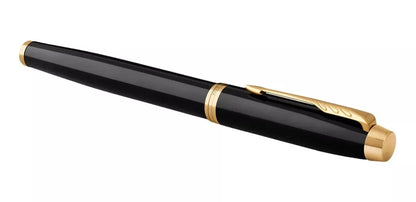 Pluma Rollerball Parker Punta Fina Acabado Dorado Premium - Parker - empaque