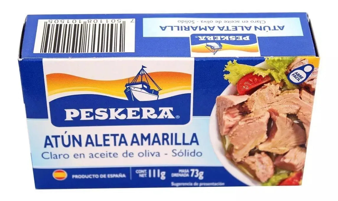 Atún Aleta Amarilla en Aceite de Oliva 111 gr - Parker - empaque