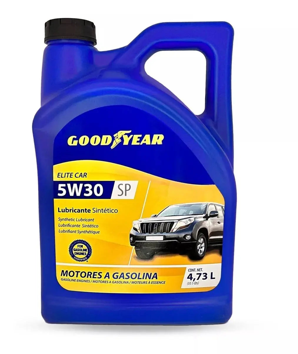 Aceite Motor Sintético Premium Goodyear 4.73l 5w30 10w30 5w30 - Coveme
