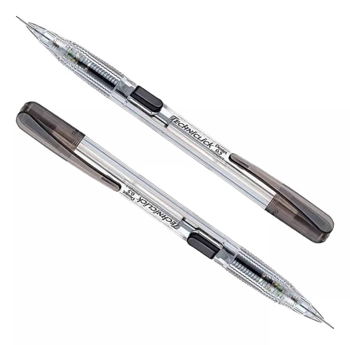 2 Lapicero Portaminas Pentel Techniclick 0.5mm C/borrador - Pentel - vista lateral