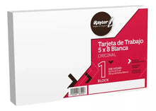 Paquete 100 Tarjeta Fichas Trabajo Rayter 20x12 150g Elegir - Rayter - vista lateral