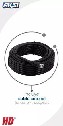 Antena Para Exteriores Aksi De 8 Elementos Hd Tv - AKSI - detalle