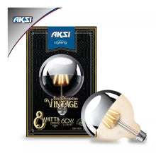 Foco Vintage Led 60w Aksi Filamento Espejo Luz Cálida - Aksi