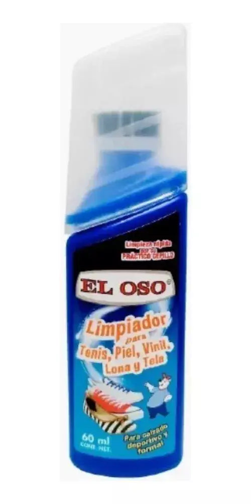 Limpiador Tenis El Oso Piel Vinil Lona Tela 60 Ml Sport - El oso