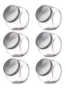 6 Frascos Vidrio Especieros Almacenamiento Brocalito 470ml - Vittori