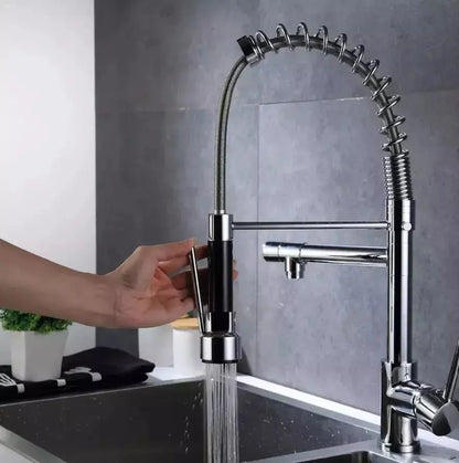 Mezcladora Monomando Fregadero Meer Flexible Color Plateado - CNX - detalle