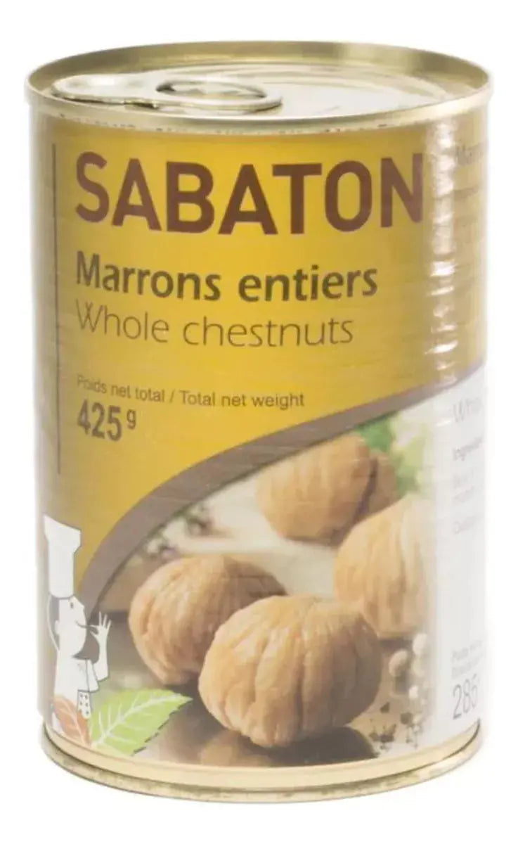 Castañas Enteras En Agua Sabaton 285g Lata - Sabaton