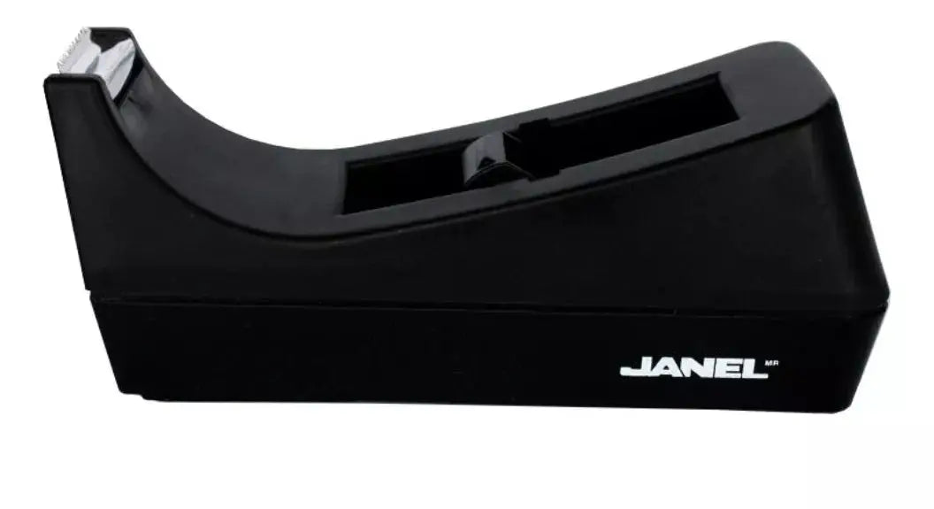 Despachador Cinta Adhesiva Janel Plastico Negro 33m - Janel