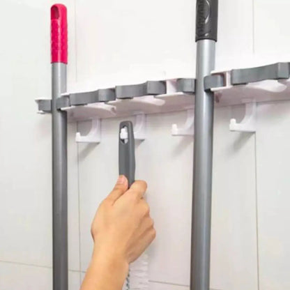 Colgador Organizador Escobas Y Trapeadores Reynera - Reynera - detalle