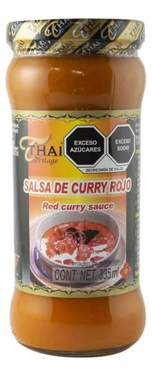 Salsa Curry Roja Thai Heritage 335ml Botella Tailandia - Thai Heritage