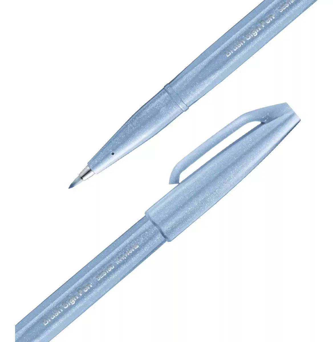 12 Plumas Brushup Pentel Marcador Punta Fieltro Tinta Pastel - Sanelec - vista trasera
