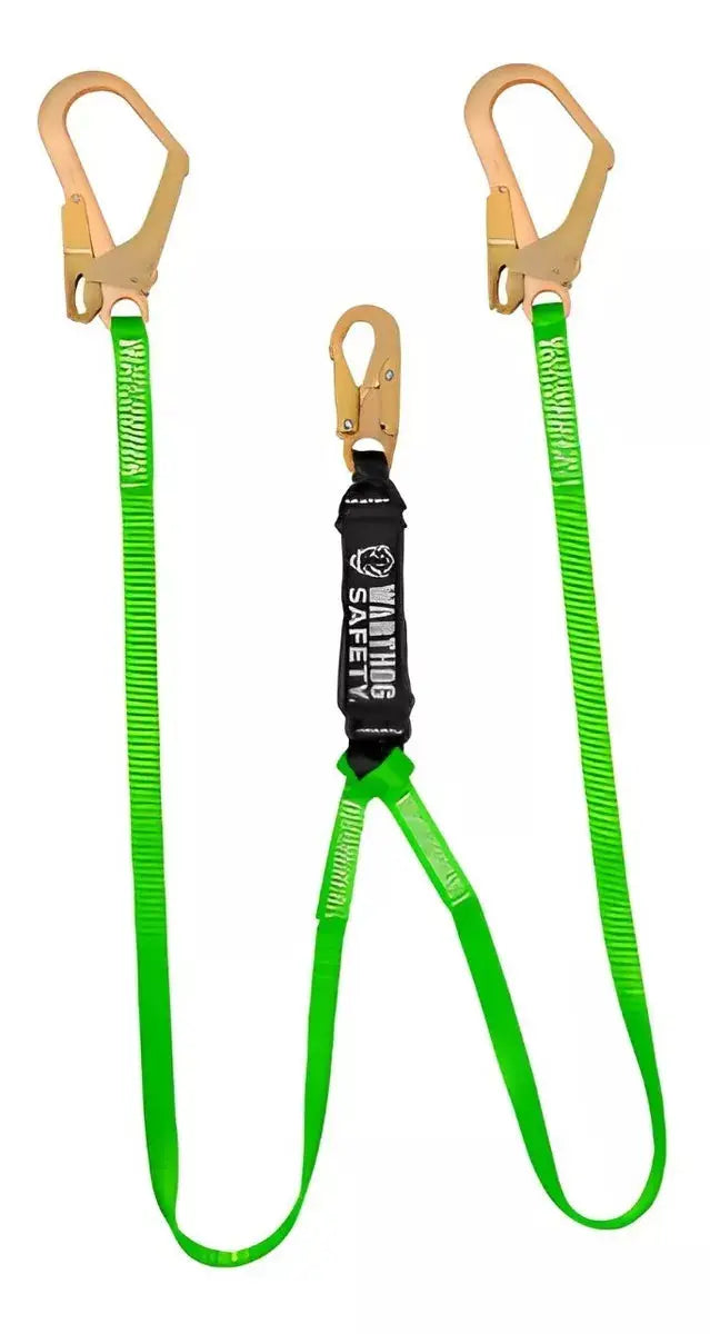 Linea Vida Doble Gancho Amortiguador 1.83m Warthog Safety - Warthog Safety