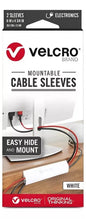 2 Mangas Suejatadoras Cables Velcro® Mountable Cable Sleeves Blanco - Velcro