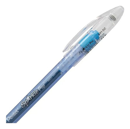 8 Boligrafos Gel Metalico Pentel Sparkle Pop 1.0mm - Pentel - vista lateral