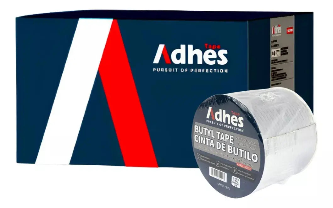 Caja 18pz Cinta Butilo Adhes Reparacion Contra Agua 100mmx5m - ADHES