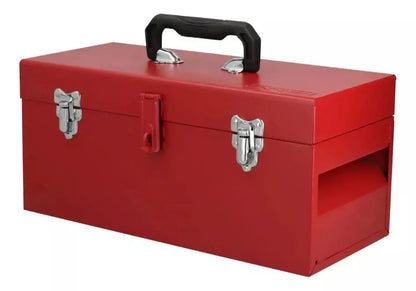 Caja Portaherramientas Urrea Metalica 16'' X 7'' X 7'' Rojo - Lock - vista trasera