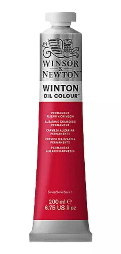 Pintura Oleo Winsor & Newton Winton 200ml Colores A Escoger Carmesi No 1 - Winsor and Newton