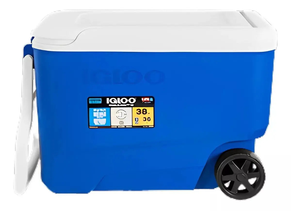 Hielera Portatil IGLOO Asas Llantas Resistente 36lts - Igloo - vista lateral
