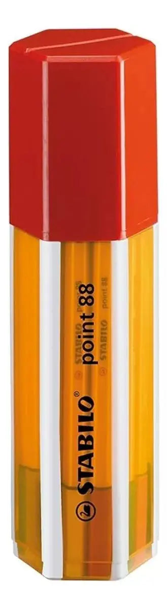 20 Rotuladores Stabilo Point 88 Estuche Big Point Tapa Roja - Stabilo - detalle