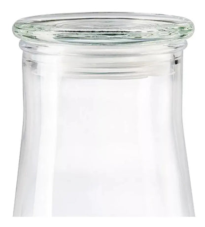 Envase Brocal Tapa Contenedor Frasco Vidrio Cristal 900ml - Vittori