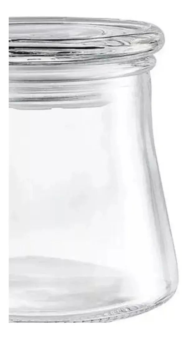 Frasco Vidrio Contenedor Tapa Envase Dulcero Cristal 650ml - Vittori - vista trasera