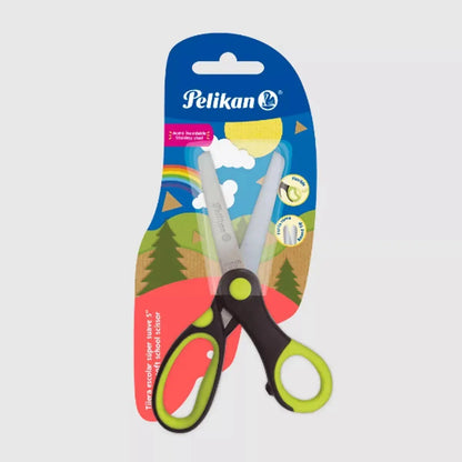 Tijeras Escolar Pelikan Punta Roma Mango Super Suave - Parker - contenido
