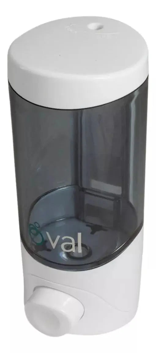 Jabonera Oval Humo Blanco 500 Ml Transparente - Oval - detalle