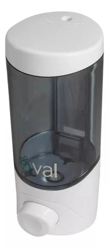 Jabonera Oval Humo Blanco 500 Ml Transparente - Oval - detalle