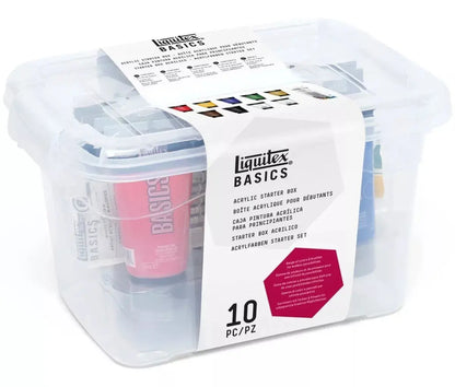 Liquitex-Basics Pintura acrílica , acrílico, set esencial en caja, Variados, 73,93ml, 1, 1 - Liquitex - detalle