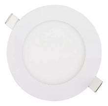 6 Piezas Panel Circular Led Empotrar Luz Calida Sanelec 6w - Sanelec - vista lateral