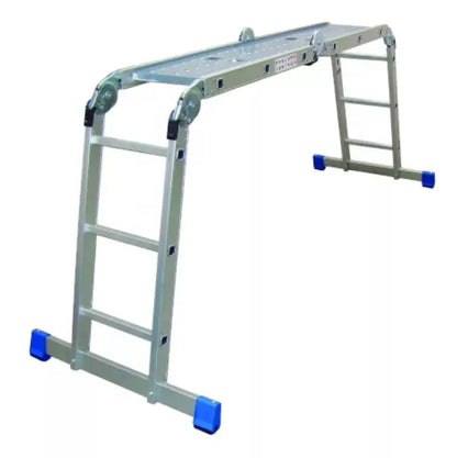 Escalera De Aluminio Multipropósito Peldaños 706756 Plateado - Politec - detalle