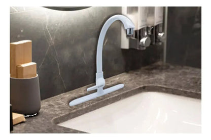 Mezcladora Monomando Meer Llave Fregadero Color Blanco - CNX - vista lateral