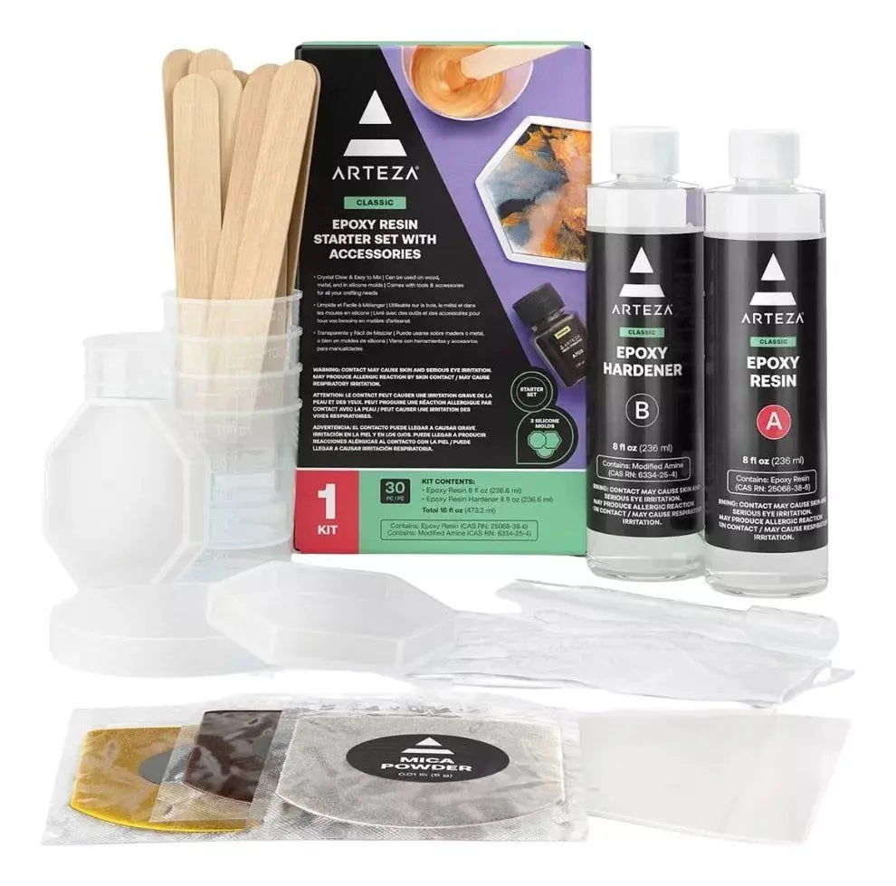 Kit De Inicio De Resina Epoxi Con Accesorios Arteza - Arteza - detalle