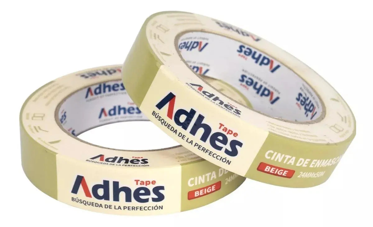 Cinta Enmascarar Beige Adhes 18mm X 50m Masking Tape Papel - ADHES - contenido