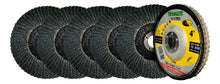 5pz Disco Laminado Esmerilado Tenazit 1701 G60 100x15.9mm - Austromex - vista lateral
