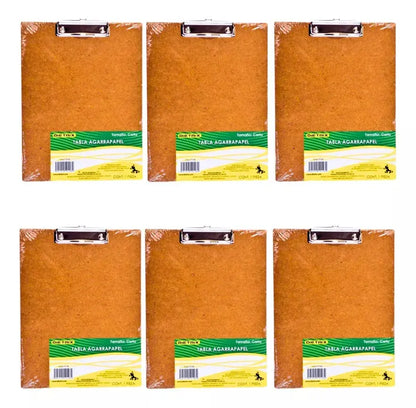6 Tablas Agarra Papel Dietrix 9148 Tamaño Carta Madera - Dietrix - vista lateral