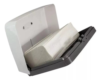 Despachador Toalla Interdoblada Oval Blanco Gris Eco Pp - Oval