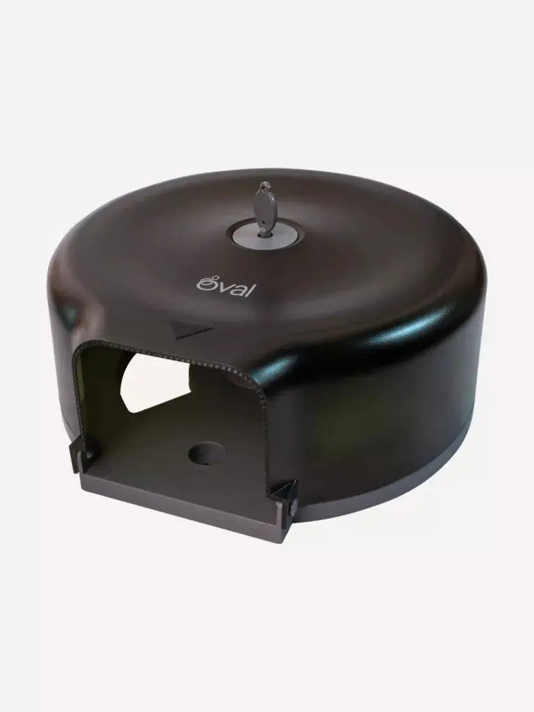 Despachador Jumbo De Papel Higiénico Oval® Humo C/ Gris - Tuk - contenido
