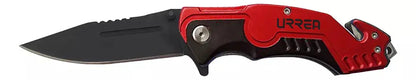 Navaja Abatible Urrea Emergencias Acero Inoxidable 21 Cm - Lock - vista lateral