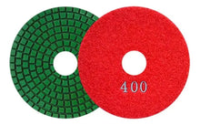 Pad Diamante 2763 Austrodiam 4'' Grano 400 Pulir Rojo Verde - Austrodiam