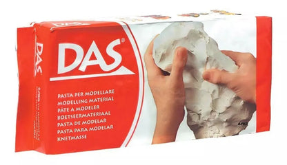 2kg Pasta Masa Das Blanca 1kg c/u Modelar Cerámica Fría - Das - vista trasera