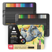 Set 48 Boligrafos Fineliner Inkonic 0.4 Mm Colores Arteza - Coveme