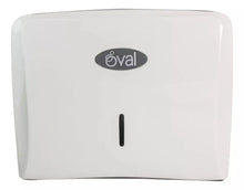 Despachador Toalla Interdoblada Oval Blanco Gris Eco Pp - Oval - vista lateral