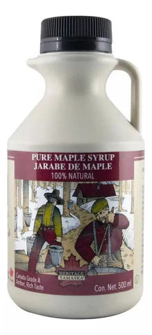 Jarabe Puro Maple Heritage Yamaska 500ml Amber Rich Taste - Heritage Yamaska
