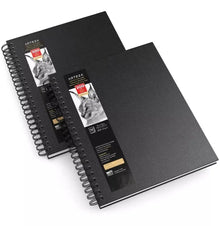 Sketchbook Cuaderno Dibujo Pasta Dura 23x30 Arteza - Arteza - vista lateral