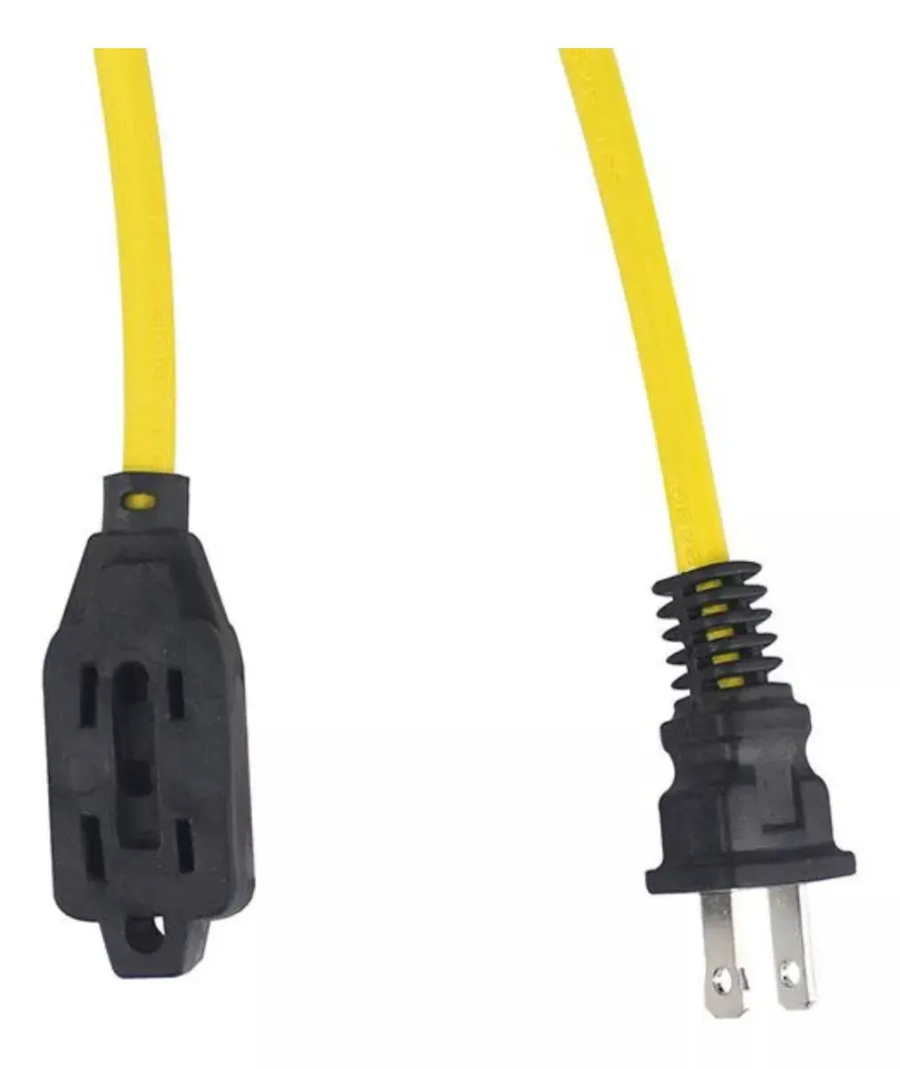 3m Extensión Amarilla 2 Conductores Keer Uso Rudo Calibre 16 - Kronaline - detalle