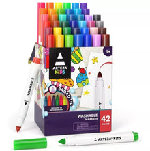 42 Plumones Niños Marcador Dibujo Punta Ancha Lavable Arteza - Arteza