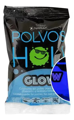 Polvos Holi Glow 75gr Fiestas Eventos Colors Elegir Color Azul - Polvos Holi - detalle