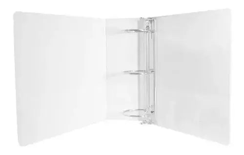 Carpeta Panoramica Blanca Cristal Kinera 4 Pulgadas - Kinera - detalle