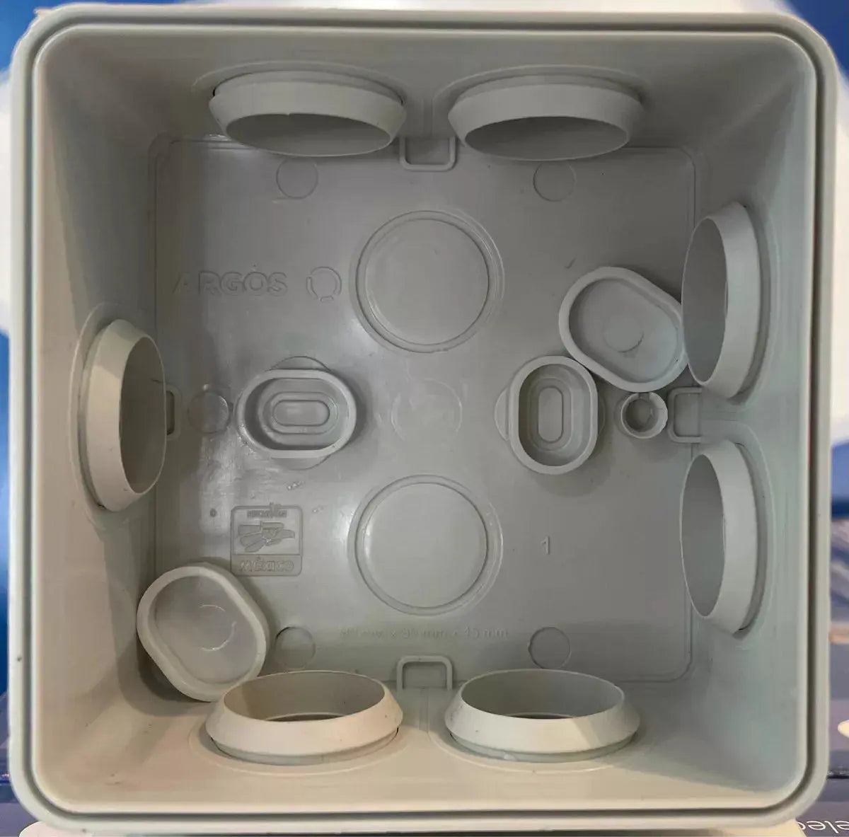 Pack 10pz Caja Estanca 10x10x45 Ip55 Conexión En Exterior - Argos - detalle